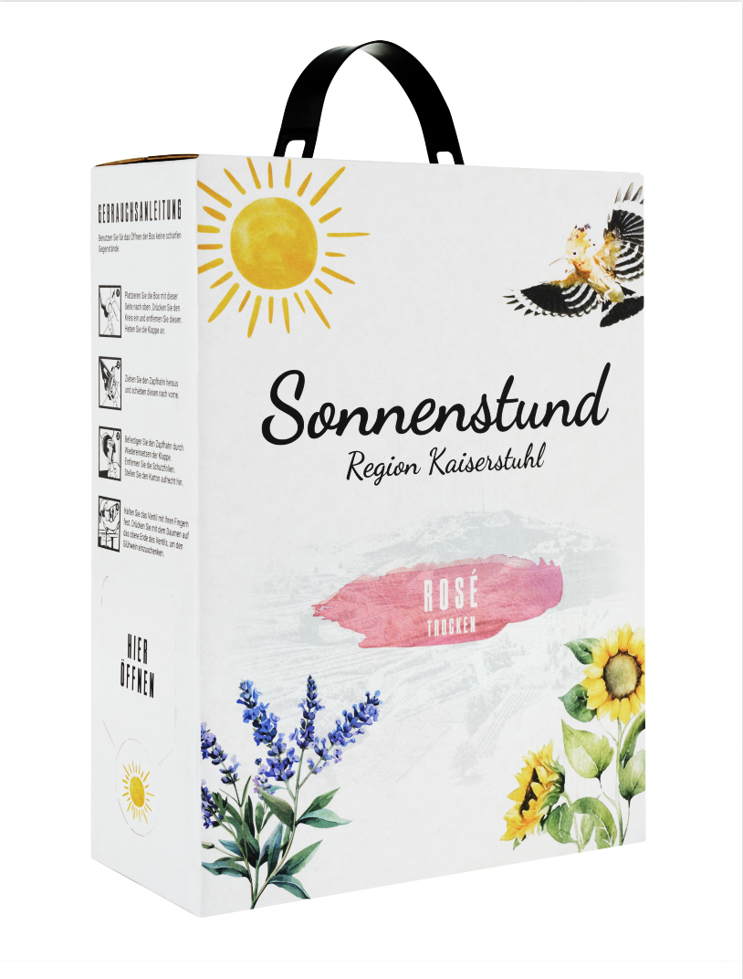 Bag in Box Rosé Qw trocken 3 L "SONNENSTUND"