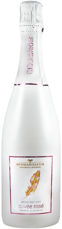 Glücksfeder Rosé Sekt trocken Cuvée rosé