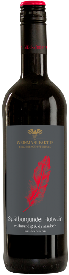Spätburgunder Rotwein Qw trocken Glücksfeder Spätburgunder Rotwein Qw trocken Glücksfeder