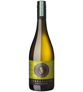 Blanc de Blancs Qualitätsperlwein bA trocken Terra Secco Long Cap 