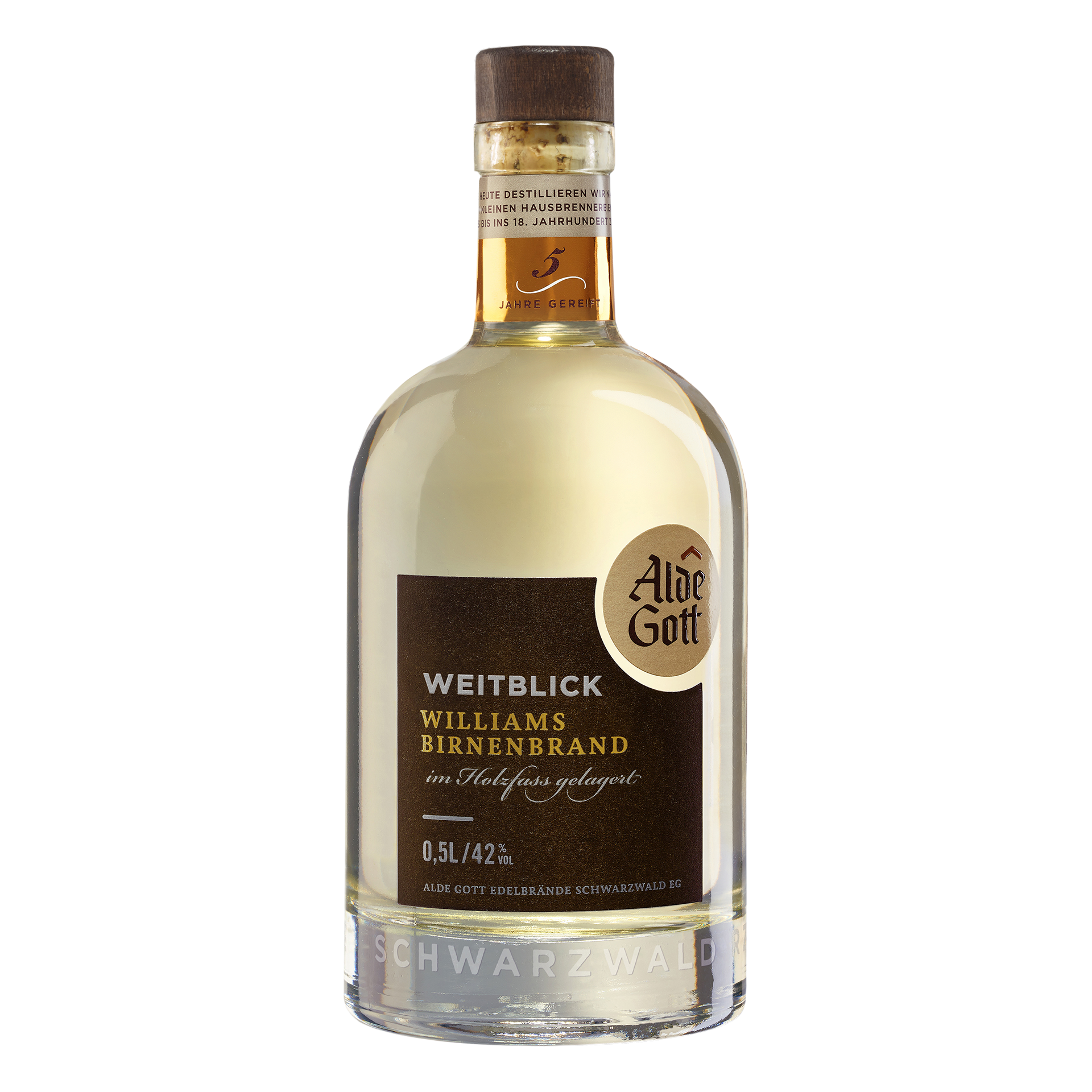 Williams Birnen Brand 42 % 0,5 l Holzfassgelagert Williams Birnen Brand 42 % 0,5 l Holzfassgelagert