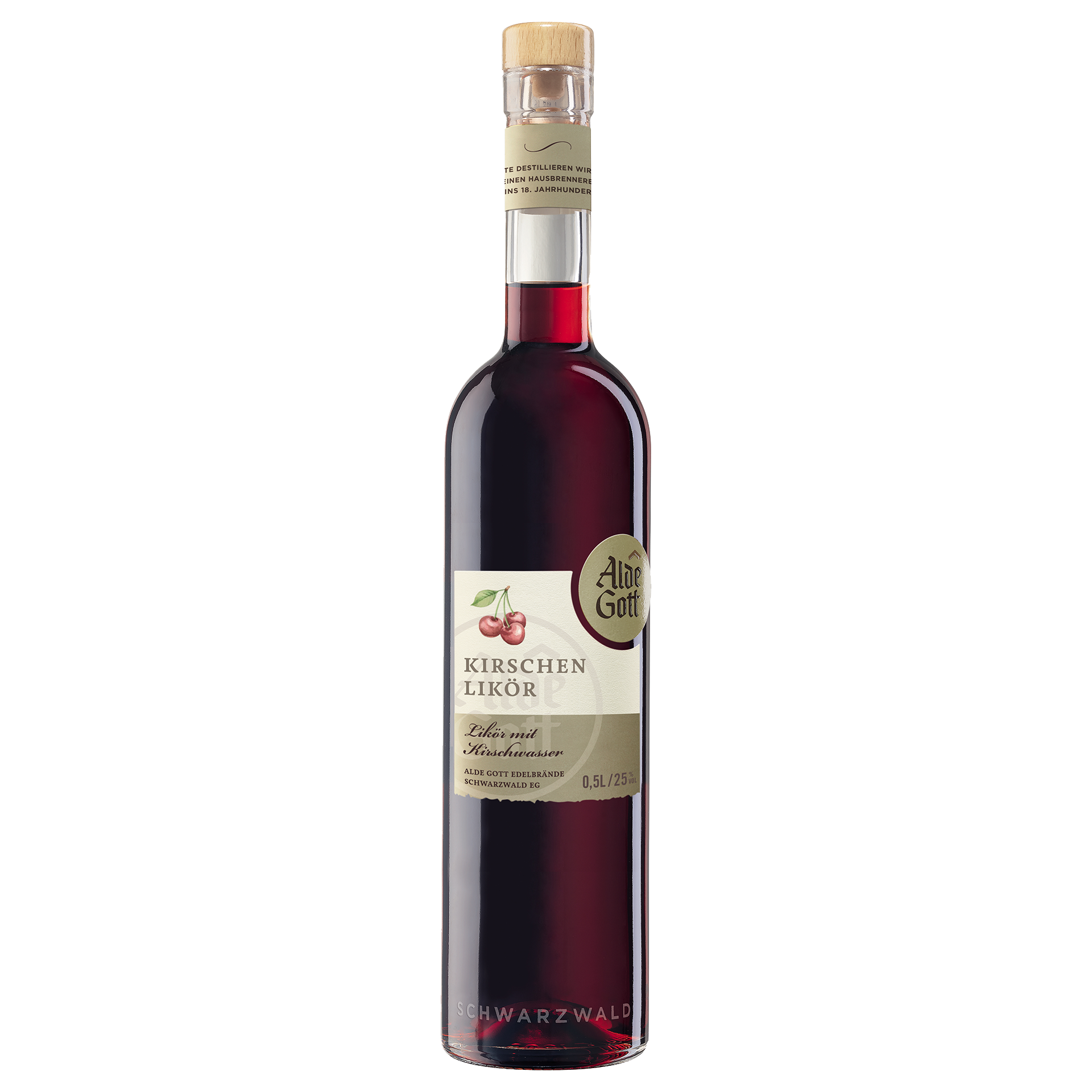 Kirsch Likör 25 % 0,5 l