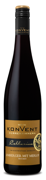 Lemberger mit Merlot Qw trocken im Holzfass gereift Cellarius Lemberger mit Merlot Qw trocken im Holzfass gereift Cellarius