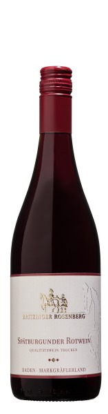 Spätburgunder Rotwein Qw trocken Rosenberg Spätburgunder Rotwein Qw trocken Rosenberg