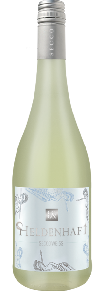 Secco weiß "Heldenhaft" Qualitätsperlwein bA trocken Secco weiß "Heldenhaft" Qualitätsperlwein bA trocken
