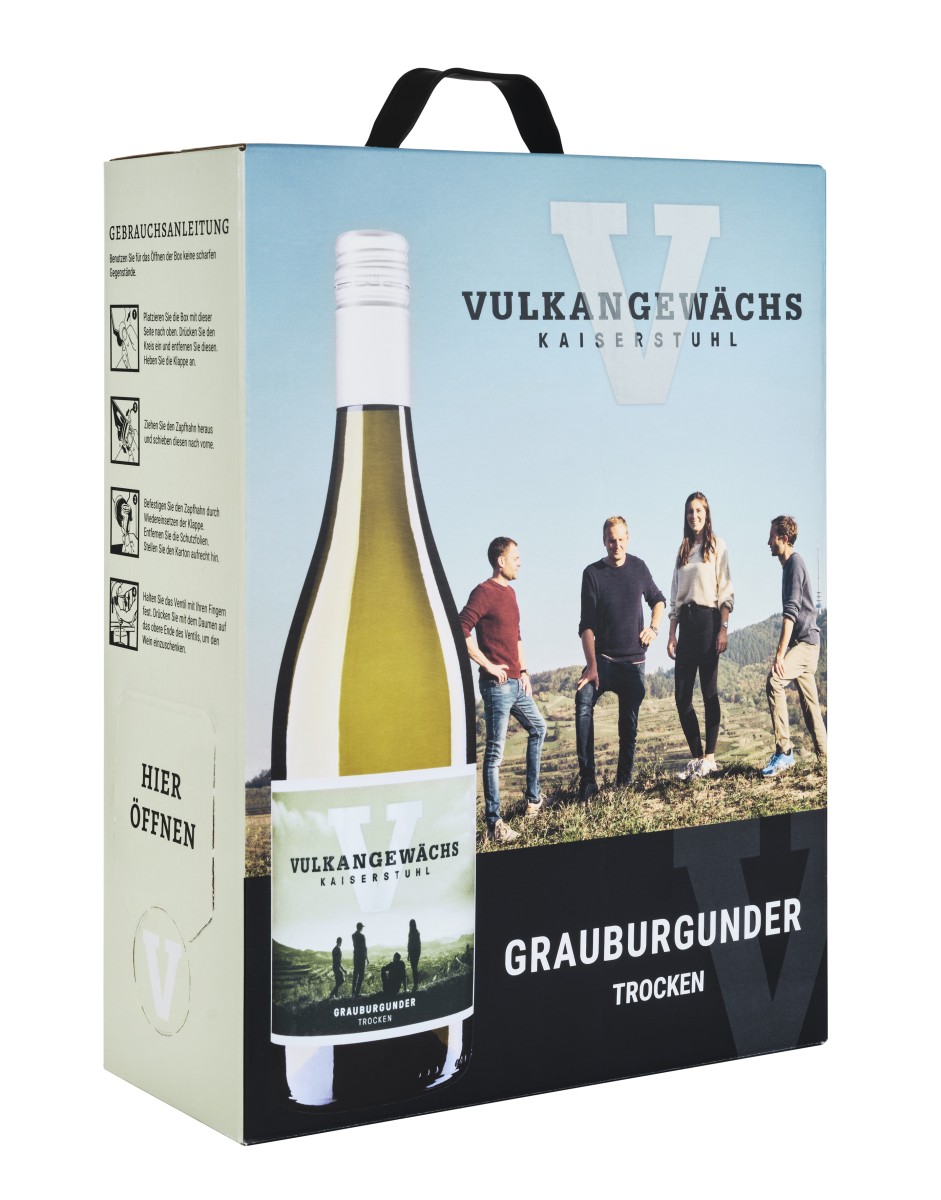 Bag in Box Grauburgunder "Vulkangewächs" Qw trocken 3 L