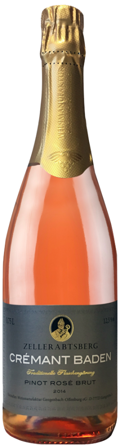Crémant Pinot Rosé Sekt brut Zeller Abtsberg 