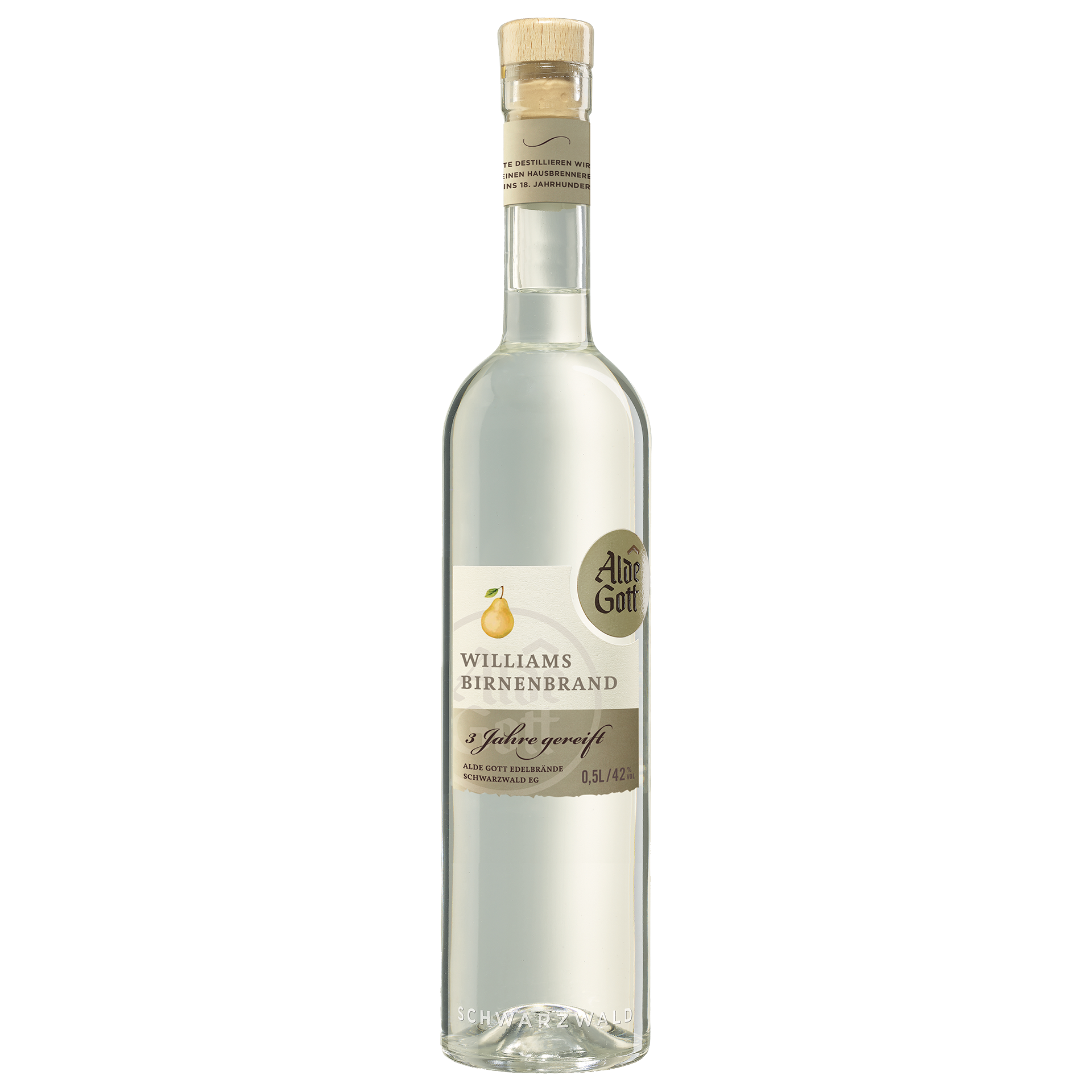 Williams Birnen Brand 42 % 0,5 l Gold Serie Williams Birnen Brand 42 % 0,5 l Gold Serie